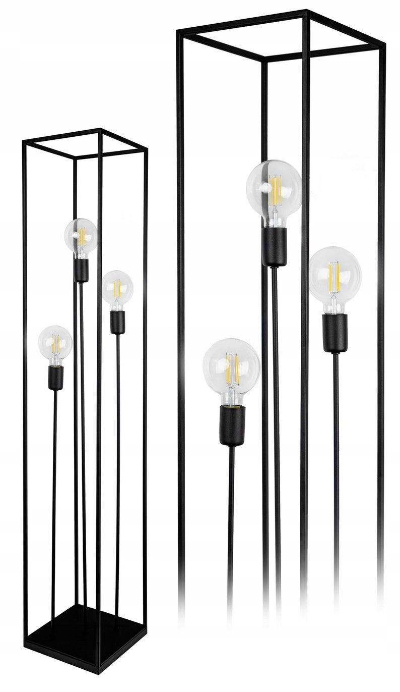 Black Metal Floor Lamp