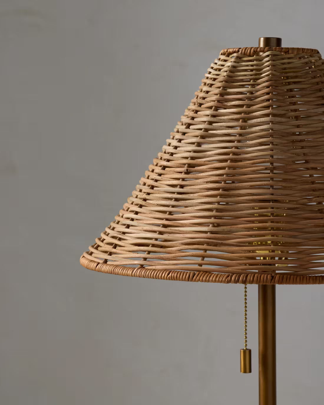 Decfair Side Table Rattan Lamp