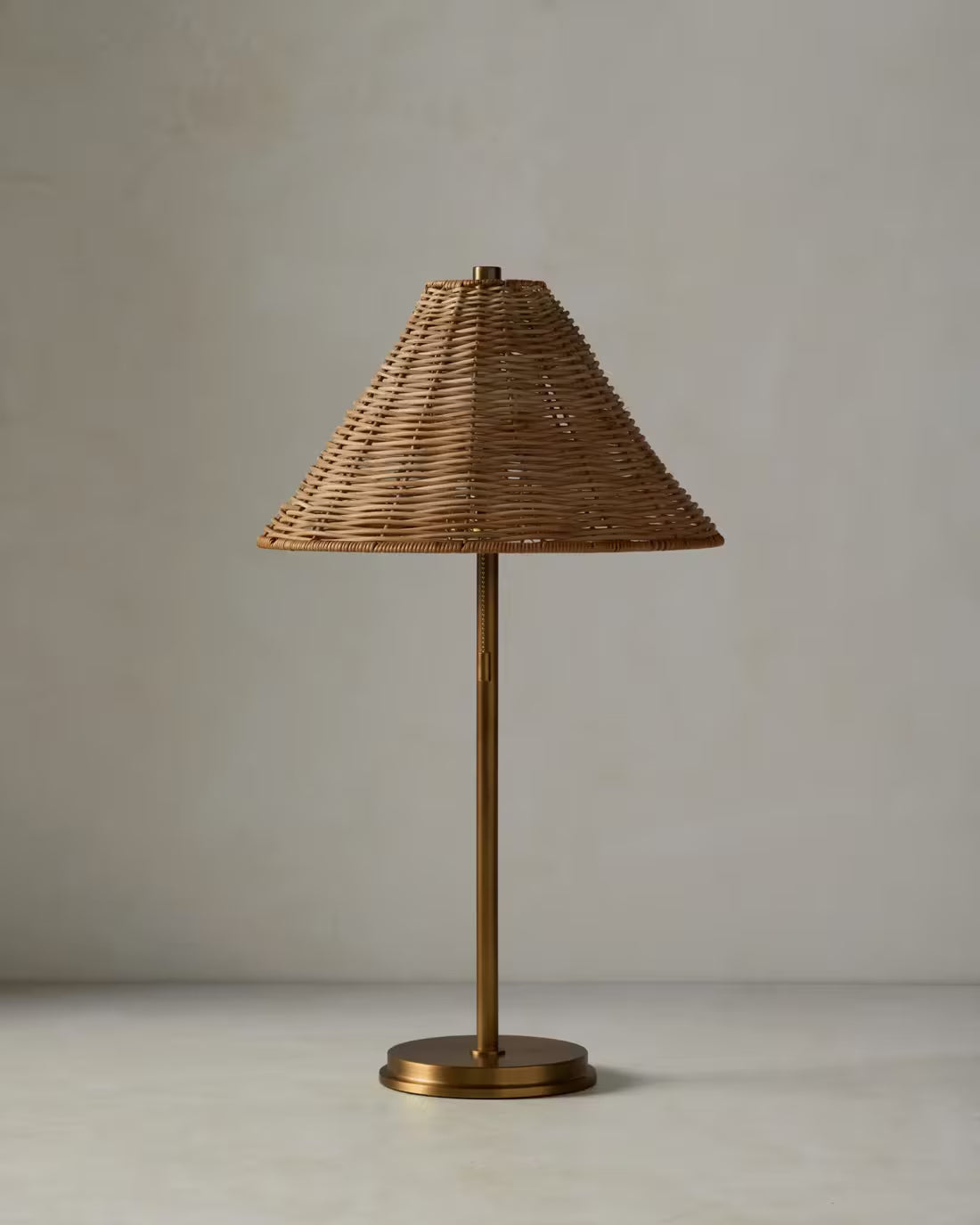 Decfair Side Table Rattan Lamp