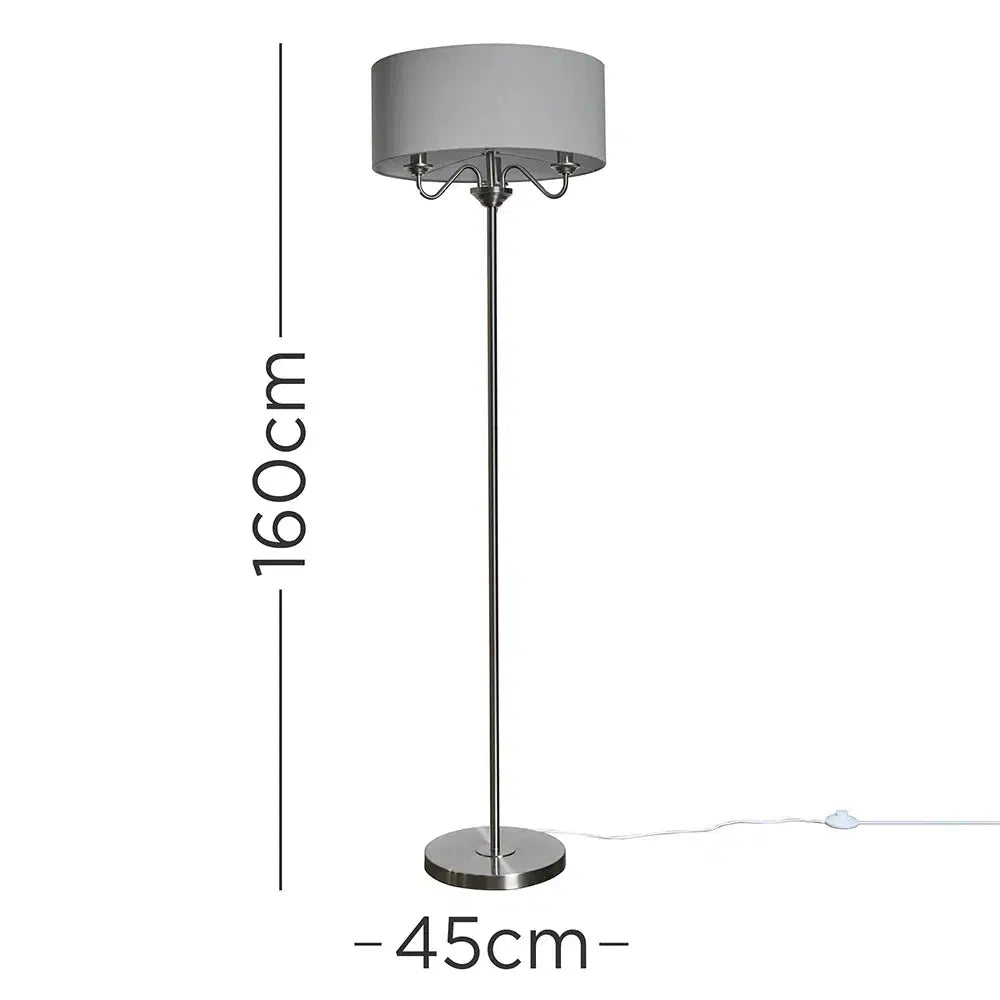 Rocha 3-Way Curved Floor Lamp