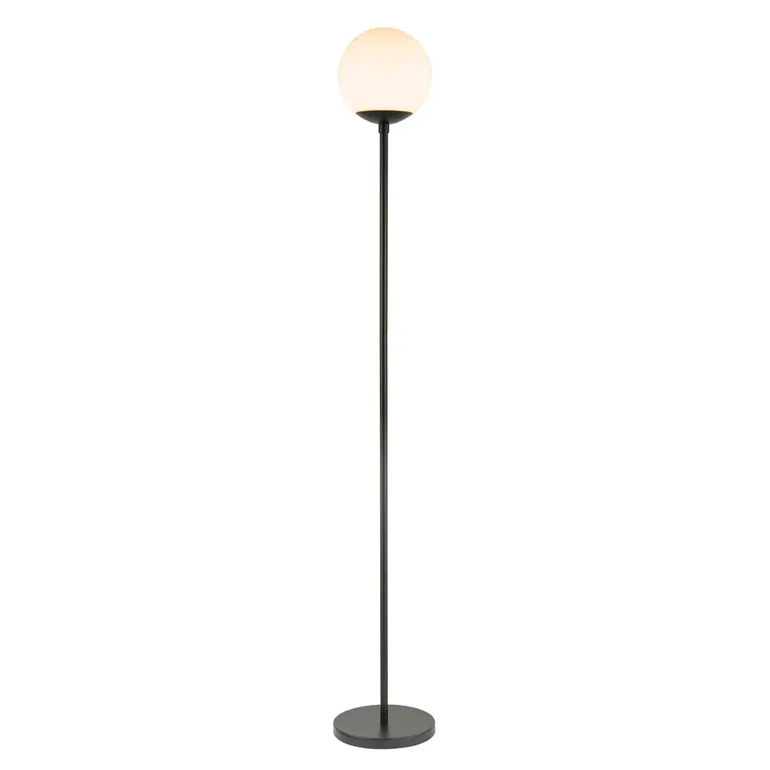 Modern Opal Globe Floor Lamp