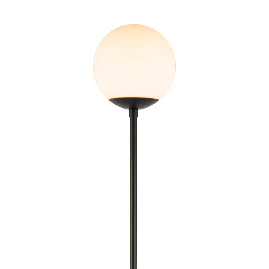 Modern Opal Globe Floor Lamp