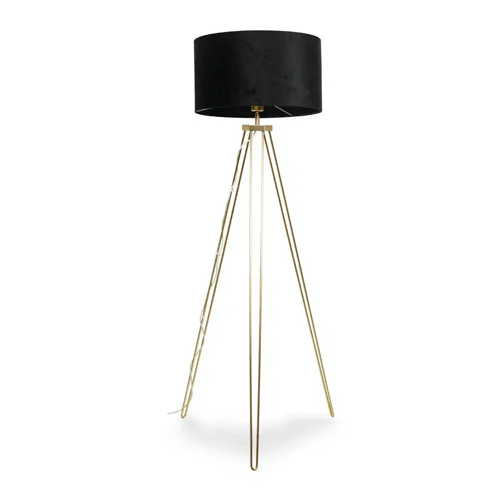 Velvet Shade Floor Lamp