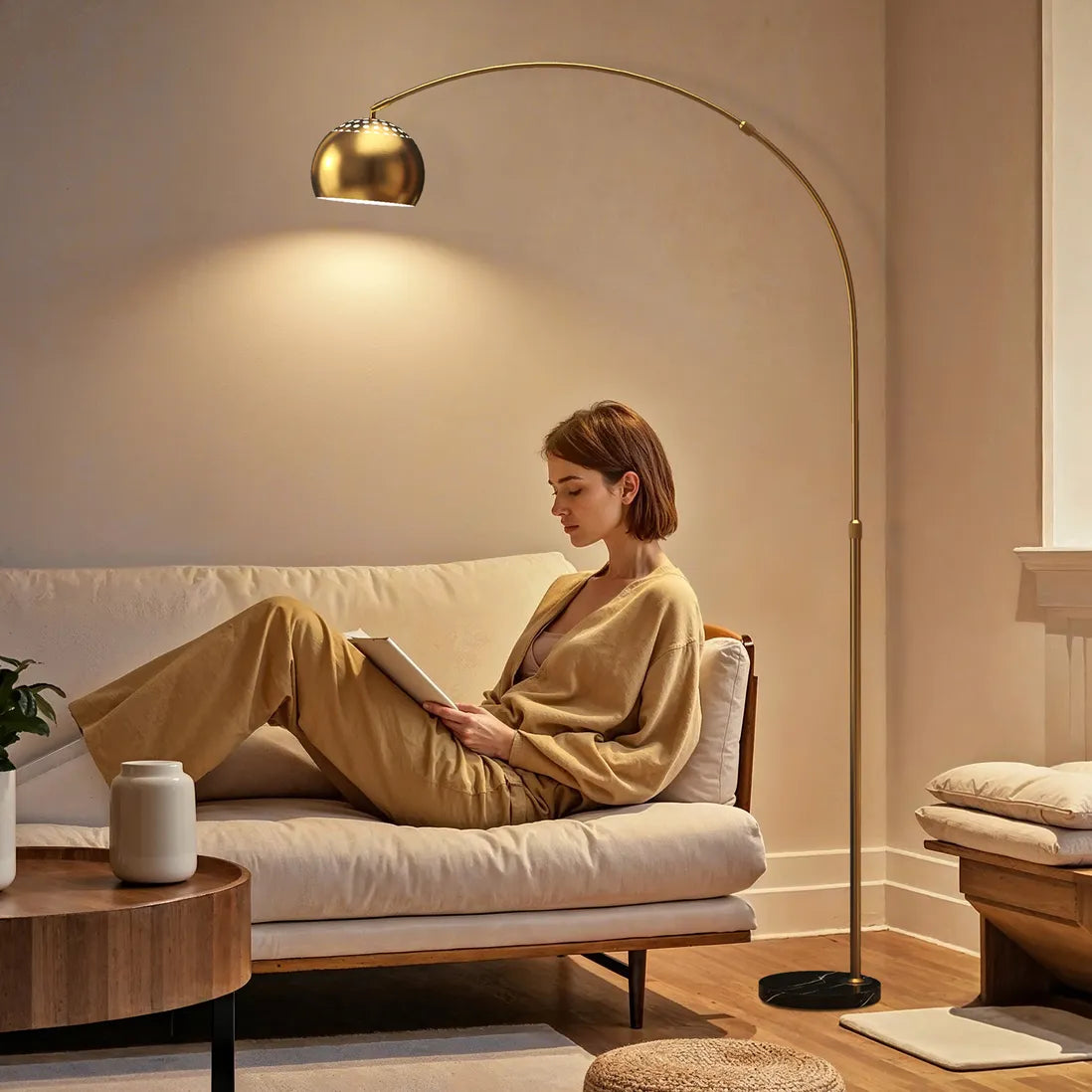Retro Arch Floor Lamp