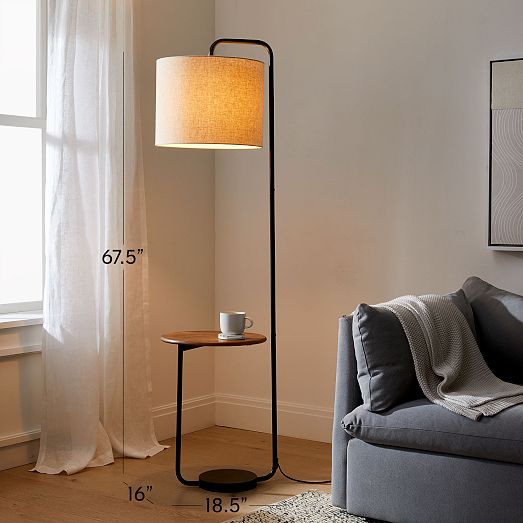 Industrial Wooden Lamp