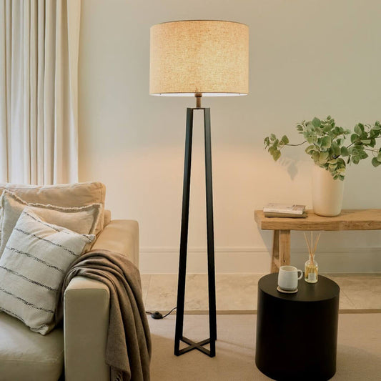 Cross Leg Floor Lamp