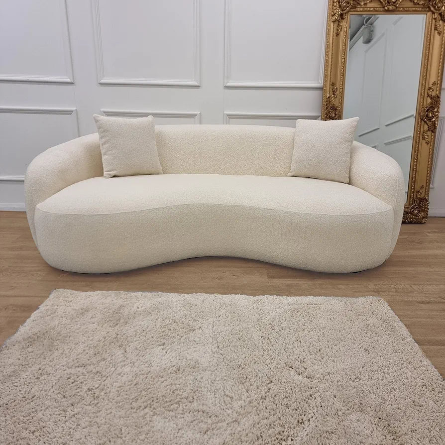 3-Seater Boucle Sofa