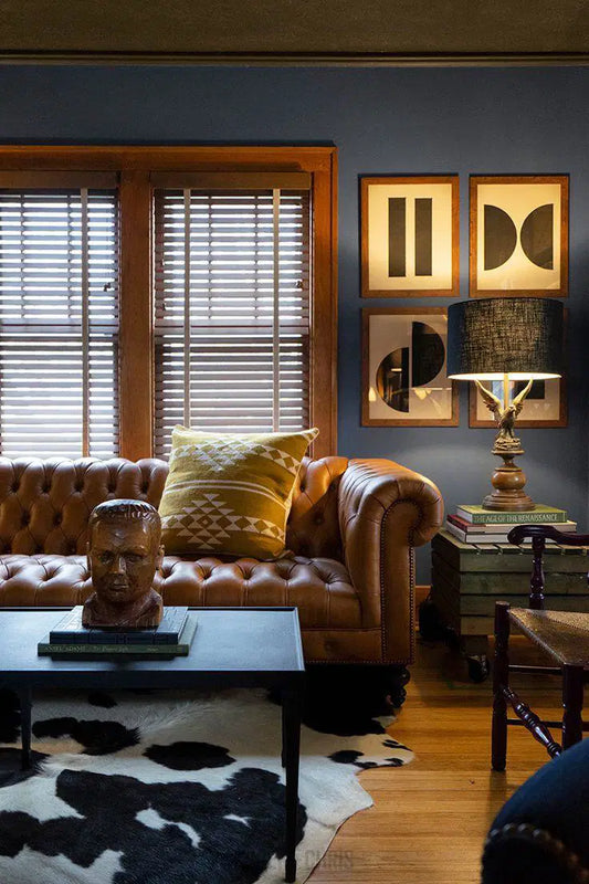 Leather sofa