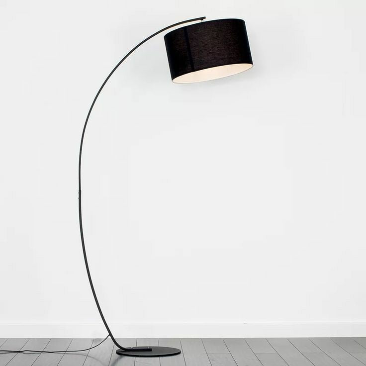 Black Crescent Arch Lamp