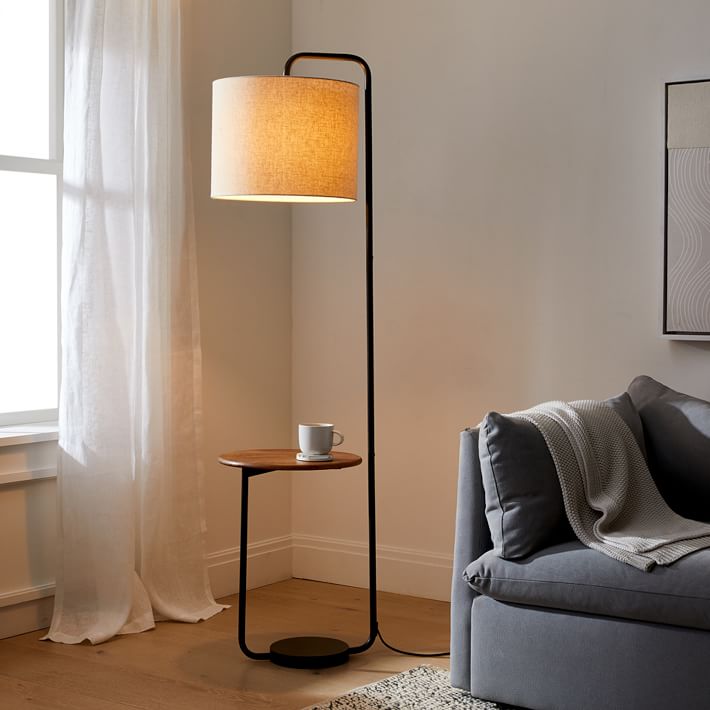 Industrial Wooden Lamp