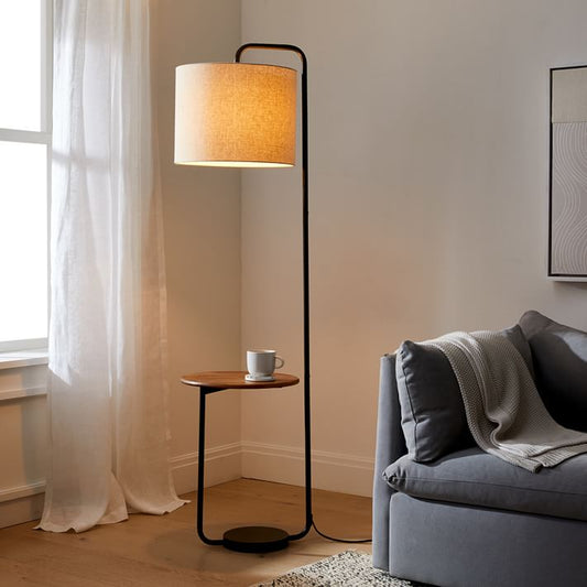 Industrial Wooden Lamp