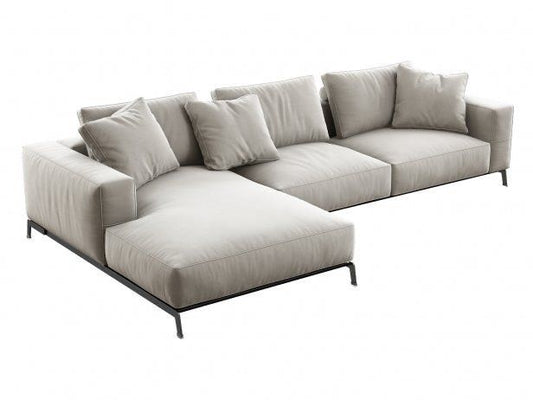 5-Seater Velvet Sofa