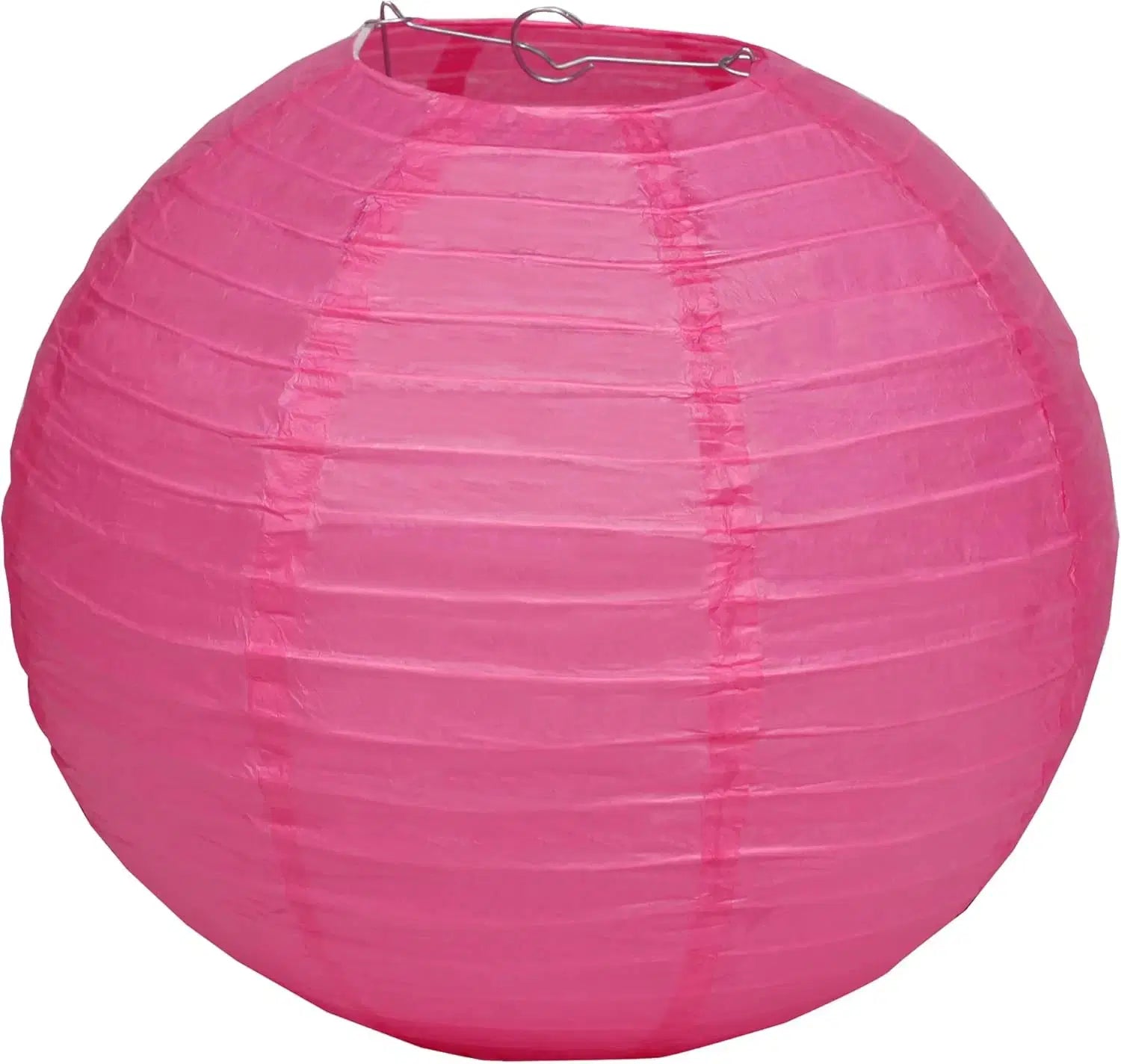 Pink Round Paper Lamp Shade – 50cm (19 Inch) Chinese Lantern Pendant