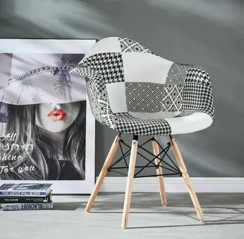 Wazo Checkered Armchair