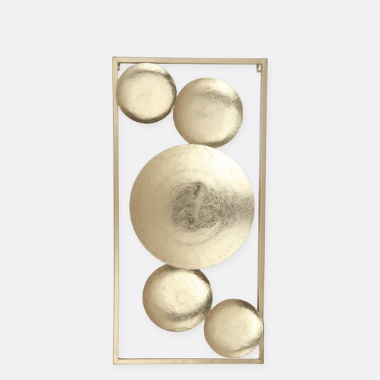 SAUCER METALLIC WALL HANGING - The DecFair