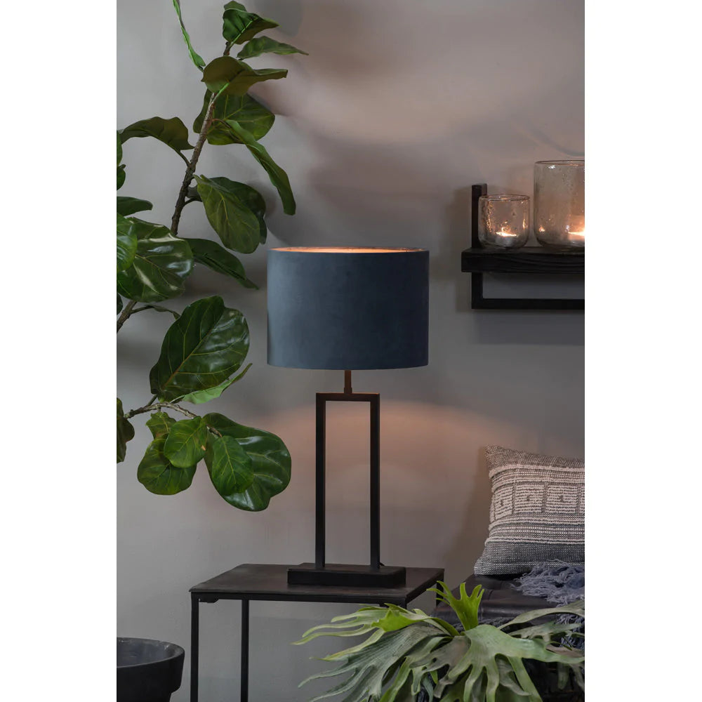 LIGHT & LIVING SHIVA TABLE LAMP BASE MATT BLACK