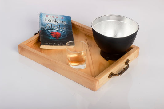 Rustic wooden Tray - The DecFair